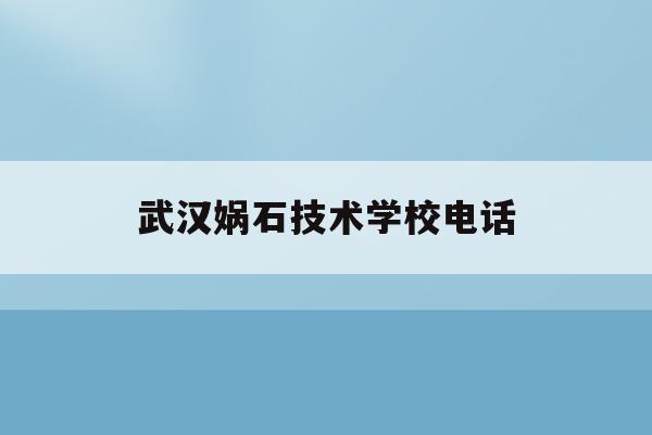 武汉娲石技术学校电话(武汉娲石技术学校电话号码)