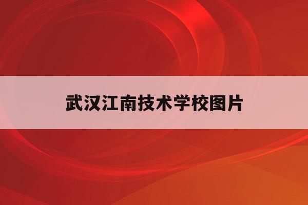 武汉江南技术学校图片(武汉江南技术学校是公立还是私立)